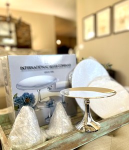 <b>Set</b> of 3 Finest Quality Round Shape Metal Brass <b>Cake</b> and Dessert <b>Stand</b> Fabulous Design Different Size Dessert Pastry <b>Stand</b> - Product Image 3