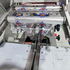 Machine d'emballage horizontale automatique de petits pains biscuits pour pain croissant machine d'emballage de boulangerie pour sandwiches - Product Image 4