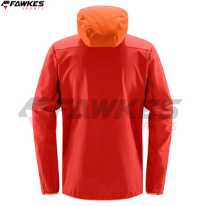 Chaqueta de carcasa blanda para hombre con logotipo impreso con cremallera completa, fabricante OEM, chaqueta deportiva a prueba de viento de carcasa blanda a la venta - Product Image 5