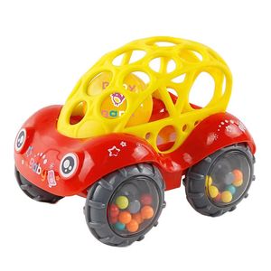 Rosso 2-4 anni bambino che cattura la mano palla musicale sonaglio morbido Silicone animale presa bambola giocattolo - Product Image 1