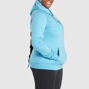 Sweats à capuche en polaire de style pull imprimé personnalisé de haute qualité en gros pour les femmes Hip Hop surdimensionné respirant avec poches avant - Product Image 2