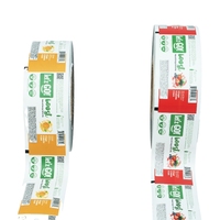 Film d'emballage alimentaire en aluminium souple imprimé sur mesure, résistant à l'humidité, film plastique laminé pour sachets de snacks, rouleau de film