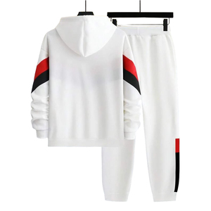 Survêtement d'hiver, mode sportive, ensemble deux pièces, homme, unisexe, survêtement d'entraînement chaud, logo personnalisé, vente en gros, fabricant OEM - Product Image 3