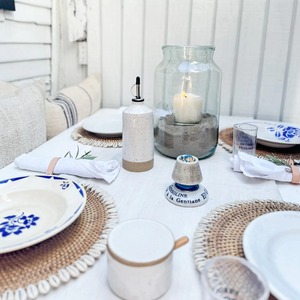 Napperons en rotin avec coquilles Produits écologiques fabriqués au Vietnam Décoration de table Napperon tissé Vente en gros Moderne - Product Image 6