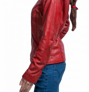 Chaqueta de moda de cuero al por mayor de alta calidad Chaqueta de moda de cuero puro de nuevo diseño para venta en línea - Product Image 5