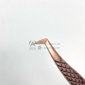 2025 pince à épiler d'extension de cils en acier inoxydable durable japonaise pince à épiler avec embouts en fibre - Product Image 5