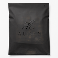 Sacs Ziplock en PE durables et écologiques, emballage personnalisé avec logo mat givré pour vêtements, sous-vêtements et accessoires