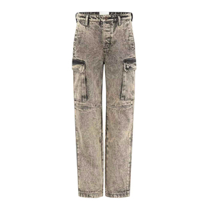 2025 pantalones vaqueros acampanados de fibra de algodón de alta calidad para mujer, ropa de calle informal transpirable, bordado Sexy, versátil a la moda - Product Image 1