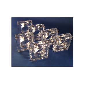 Luxury Acrylic Napkin Ring <b>Table</b> Decoration Crystal Napkin Rings for Wedding Party Banquet Hot Selling - Product Image 6