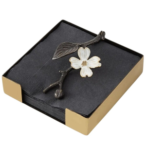 Porte-serviettes en tissu pour décoration de table en gros, porte-serviettes en bois artisanal avec ornement en feuille de laiton décoratif pour utilisation sur table d'hôtel - Product Image 5