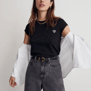 Camisetas de mujer Camisetas de gran tamaño y transpirables para mujer Camiseta de manga corta informal suelta de algodón - Product Image 2