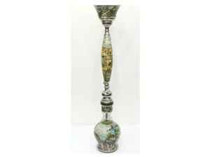 Christmas Story Mother of Pearl Farida Hookahs Edición limitada única Lujo hecho a mano con técnicas de laca Patrón de regalo en caja - Product Image 5