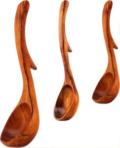 ชุดเซิฟเวอร์สลัดไม้อาเคเซียเครื่องใช้ในครัวสำหรับบ้านที่หรูหราเป็นมิตรต่อสิ่งแวดล้อมทำมือ2ชิ้น - Product Image 4