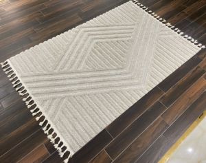 Modern Turkish Floral Jacquard Woven Polypropylene Machine Made <b>Cushioned</b> Carpet-Tapis Alfombra Tappeto for Home Use - Product Image 1