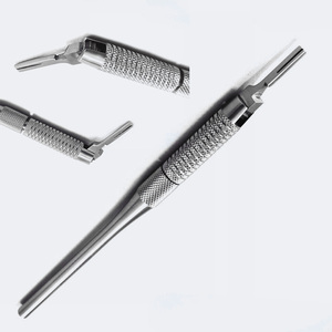 Manche de scalpel dentaire, lame réglable, outil de dissection chirurgical manuel, acier inoxydable de qualité supérieure, réutilisable, haute température, CE - Product Image 5
