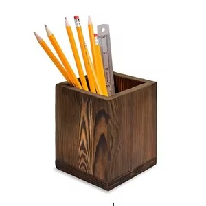 Elegante Portalápices Cuadrado de Color Personalizado para Escritorio, Organizador de Escritorio, Moderno y Hecho a Mano, Individual para Oficina, Hogar y Escuela - Product Image 2