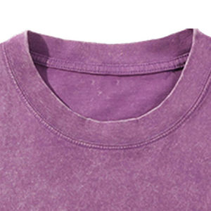 Camiseta de Alta Calidad con Lavado Ácido, Camisetas de Hombre de Primera Calidad al por Mayor, Proveedor de Camisetas de Manga Corta con Ribete de Color en Pakistán - Product Image 3