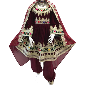 Vestidos Estilo Afgano Bordados de Nueva Llegada para Mujer, Precio al por Mayor, Vestido Afgano de Manga Larga en Venta - Product Image 3