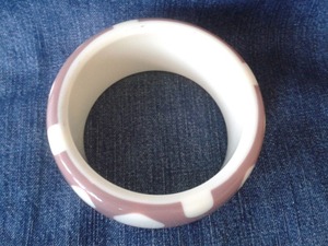 Brazaletes de resina de vidrio de marca grande Lavintage grande de moda - Product Image 4