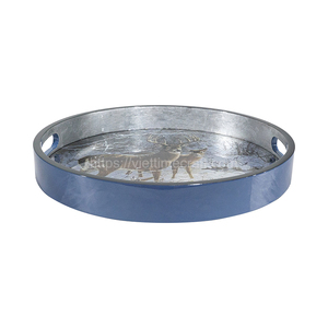 Bandejas de laca con patrón de Fauna, bandeja decorativa artesanal, compromiso con precio y calidad para Navidad, Otoño/Invierno, 2024 - Product Image 6