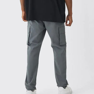 Pantalones Deportivos Casuales Holgados para Hombre, 100% Algodón, 450GSM, con Logotipo Serigrafiado y Lavado - Product Image 5