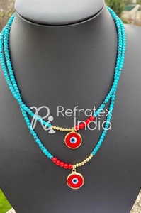 Collar con cuentas de último diseñador, suministro y fabricación a granel de refractex, hecho en la India para la mejor calidad y bajo precio - Product Image 4
