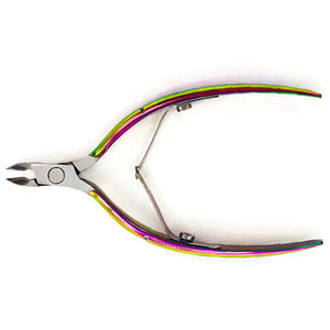 Pinzas para cutículas Acero inoxidable titanio recubierto belleza manicura pinzas para cutículas - Product Image 3