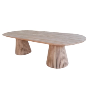 Table à manger de jardin en bois de teck outdoor maldives resort - Product Image 2