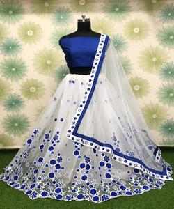 Nuevo y Atractivo Lehenga Choli con Bordado de Mariposas y Lentejuelas, con Dupatta, para Fiestas, Precio al por Mayor, Prenda Étnica, Shalwar Kameez - Product Image 6