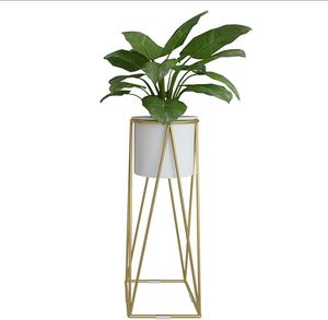 Vente en gros de jardinière en métal de luxe avec pot décoration intérieure extérieure jardin en gros prix de l'Inde - Product Image 1