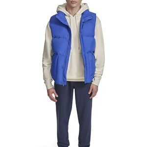 Veste doudoune sans manches en duvet pour hommes vêtements d'hiver respirants pour hommes gilets de qualité Streetwear personnalisés pour l'extérieur avec service OEM - Product Image 4