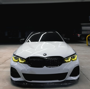 CCTC M3 OSS Ikon Smoke Spoon Laser Style <span class=keywords><strong>Dual</strong></span> Color LED koplampen voor BMW 3-serie G20 G28 M3 G80 M340i Rajiv 19-22 koplampen - Product Image 4