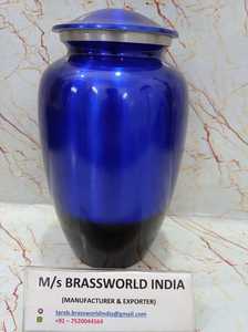 American Style High Quality Factory Direct Metal Cremation Urn Brassworld India <b>Funeral</b> <b>Supplies</b> - Product Image 3