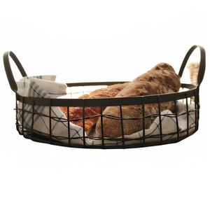 Cesta de hierro para almacenamiento de frutas, accesorio de cocina, decoración de encimera esencial, con mango de Metal - Product Image 6