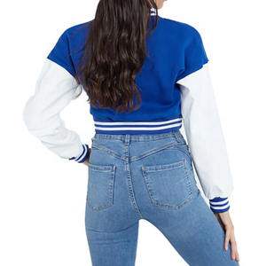 Chaqueta universitaria gruesa de béisbol de gran tamaño para mujer, venta al por mayor, ropa de mujer barata, abrigo de béisbol de alta calidad, 2025 - Product Image 5