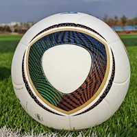 2010 Afrique du Sud jeu ballons de football officiels Logo personnalisé Football de haute qualité Durable résistant à l'eau pour l'entraînement