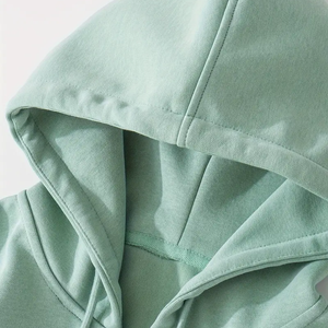 Sudadera con capucha a rayas informal unisex para adultos, tejido de punto grueso, jersey con cuello levantado, cuello de algodón, Chaqueta larga holgada para hombre - Product Image 3