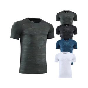 Camisetas de Hombre de Alta Calidad, Cuello Redondo, Tejido Grueso, Ecológicas, Manga Corta, Transpirables, de Secado Rápido, Estilo Casual Urbano - Product Image 1