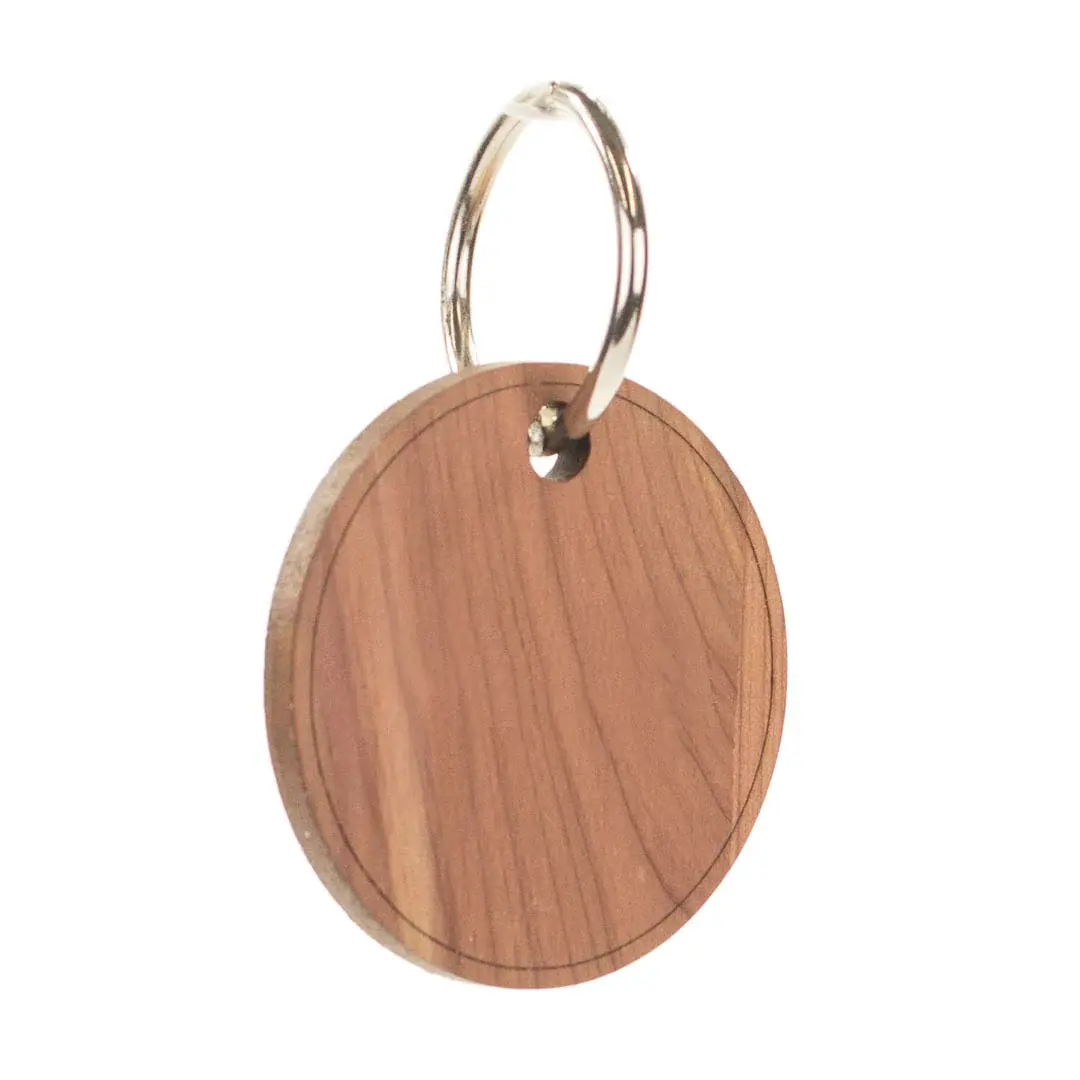 Fournisseur en gros porte-clés en bois porte-clés en bois blanc rectangulaire porte-clés en bois gravé avec logo sur mesure porte-clés en bois