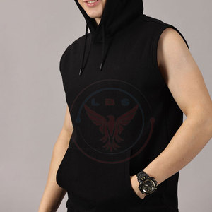 Fabriqué au Pakistan, sweat-shirts sans manches décontractés d'hiver, vêtements de rue, logo personnalisé, vente en gros - Product Image 4