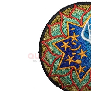 High Quality Professional Custom Logo Sew-on Embroidery Patches Factory Manufacturer Customized Made Hand Embroidery Patches - Product Image 3