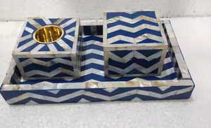 Quemador de incienso de madreperla duradero ecológico de alta calidad con diseño de incrustaciones de fregona para uso en todas las estaciones de incienso indio - Product Image 6