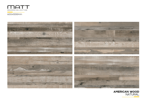 Azulejos de cerámica con aspecto de madera de 600x1200mm de calidad superior Diseño moderno Azulejos de porcelana con acabado mate - Product Image 6