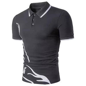 T-shirts polo streetwear tendance pour hommes par sublimation avec imprimés élégants et polos en tissu de qualité supérieure - Product Image 3