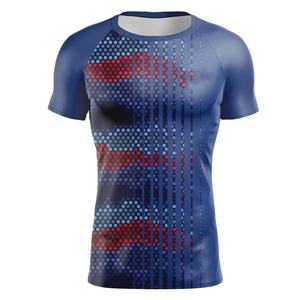 เสื้อรัดรูปแขนสั้นสำหรับผู้ชายเสื้อใส่เล่นกีฬาเสื้อสำหรับใส่ออกกำลังเสื้อใส่วิ่ง - Product Image 1