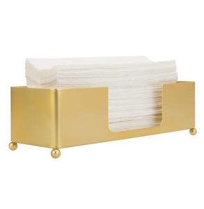 Fabulous Design Gold Metal <b>Napkin</b> Holder Hotel and Restaurant Ware Tissue <b>Dispenser</b> Made of Durable Material <b>Napkin</b> Stand - Product Image 2
