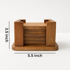 Posavasos Ecológico de Madera Hecho a Mano Estilo Bohemio con Diseño Personalizable para Hogares Modernos y Restaurantes a Precio de Mayoreo - Product Image 5