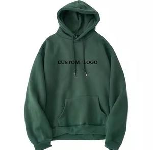 Casual Winter 300gsm 100% Cotton Regular Fit Fleece Breathable <b>Hoodie</b> Streetwear Blank Customized <b>Men's</b> Custom Zip Available - Product Image 3