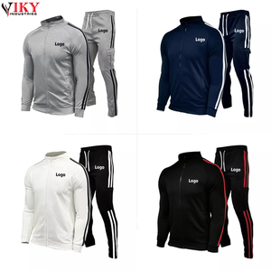 VIKY INDUSTRIES-chándales con cremallera para hombre, ropa deportiva profesional, con cuello levantado, para trotar - Product Image 6