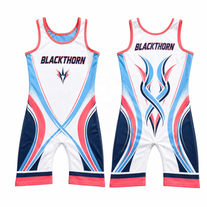 Traje de Lucha Libre Personalizado para Hombre, Impresión Digital, Spandex/Poliéster, Transpirable, Elástico, Secado Rápido, Ligero, Servicio OEM - Product Image 1